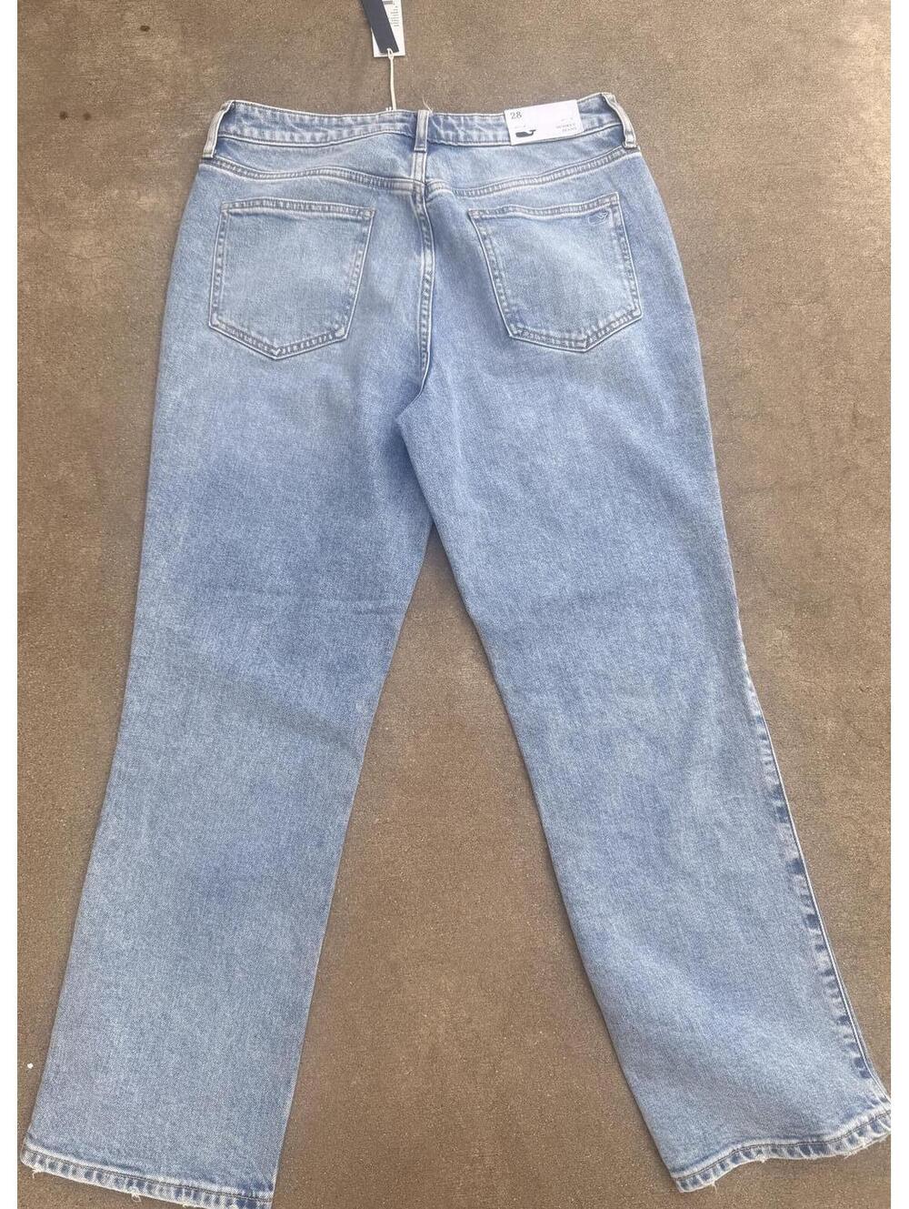 Vineyard Vines Light Wash Straight Leg Jeans with 15.5 Inch Waist - Picture 2 of 7